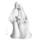 SACRA FAMIGLIA statuetta statuina porcellana classica Capodimonte fatta a mano autentica Made in Italy A21*L14cm
