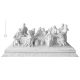 L'ULTIMA CENA Statuetta statuina figura porcellana Capodimonte fatto a mano Made in Italy
