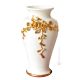 VASO AFFASCINANTE Ceramica artistica stile Barocco dettaglio oro 24k Made in Italy