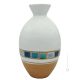 VASO GOCCIA MOSAICO Vaso in ceramica Friulano fatto e dipinto a mano autentico Made in Italy