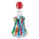 BOTTIGLIA BAMBOO Bottiglia cristallo dipinto a mano Venezia autentico Made in Italy 