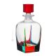 BOTTIGLIA FUSION Bottiglia Cristallo Dipinto Mano Colori Tradizione Venezia