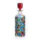 BOTTIGLIA LISBOA Bottiglia Cristallo Dipinto Mano Colori Tradizione Venezia