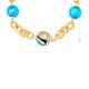 COLLANA FUNNY bigiotteria artistica collane collier perle in vetro di Murano con oro 18k fatta a mano autentico Made in Italy