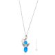COLLANA ANGELO bigiotteria artistica collane collier perle in vetro di Murano fatta a mano autentico Made in Italy