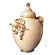 DELIZIOSO VASO Ceramica artistica stile Barocco dettaglio oro 24k Made in Italy