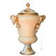 ELEGANTE VASO Ceramica artistica stile Barocco dettaglio oro 24k Made in Italy