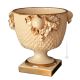 COPPA Decorazione da tavolo centrotavola ceramica artistica stile Barocco colore oro 24k cristalli swarovski