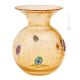 VASO BOLLE vetro soffiato Murano stile fatto a mano con murrine autentico Venezia Made in Italy