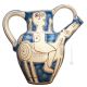 BROCCA ASINELLO Caraffa brocca decantatore ceramica fatta a mano autentica Sicilia Made in Italy