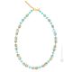 COLLANA EMILY bigiotteria artistica collane collier perle in vetro di Murano con avventurina fatta a mano autentico Made in Italy