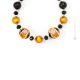 COLLANA FIORE bigiotteria artistica collane collier perle in vetro di Murano con oro 18k fatta a mano autentico Made in Italy