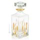 BOTTIGLIA CRYSTAL OPERA Bottiglia cristallo dipinto a mano colore oro 24k Venezia autentico Made in Italy