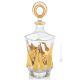 BOTTIGLIA CRYSTAL PRINCESS Bottiglia cristallo dipinto a mano colore oro 24k Venezia autentico Made in Italy 