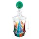 BOTTIGLIA PRINCESS Bottiglia cristallo dipinto a mano Venezia autentico Made in Italy 