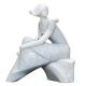 BEATRICE Statuetta Statua Statuina Porcellana Capodimonte Fatto a Mano Made in Italy