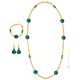 PARURE WENDY bigiotteria artistica set collana collier bracciale orecchini perle in vetro di Murano con argento 925 fatta a mano autentico Made in Italy
